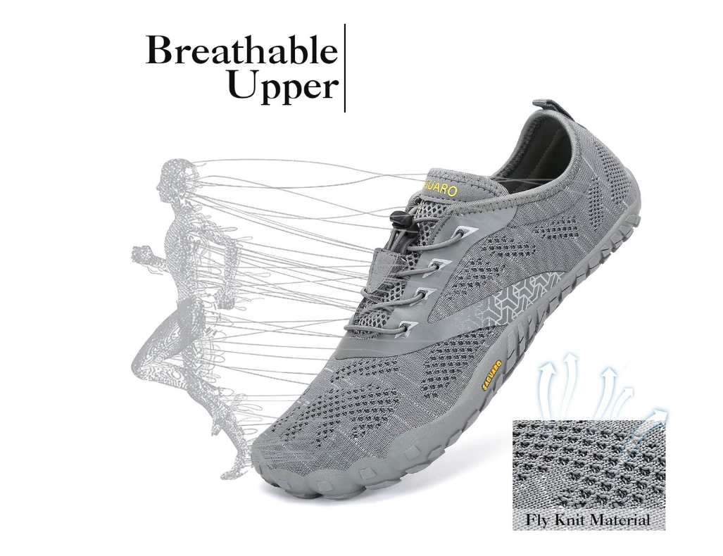 Saguaro Barefoot Shoe Grey Smart III (UK Size 5-12)