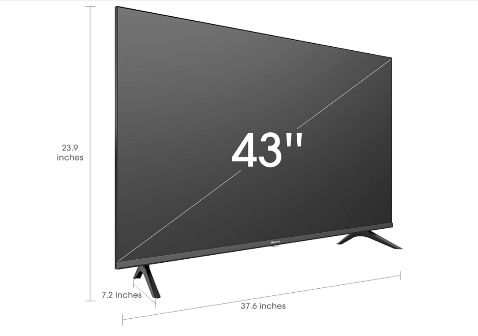 Hisense A4 Series 43-Inch Class FHD Smart TV