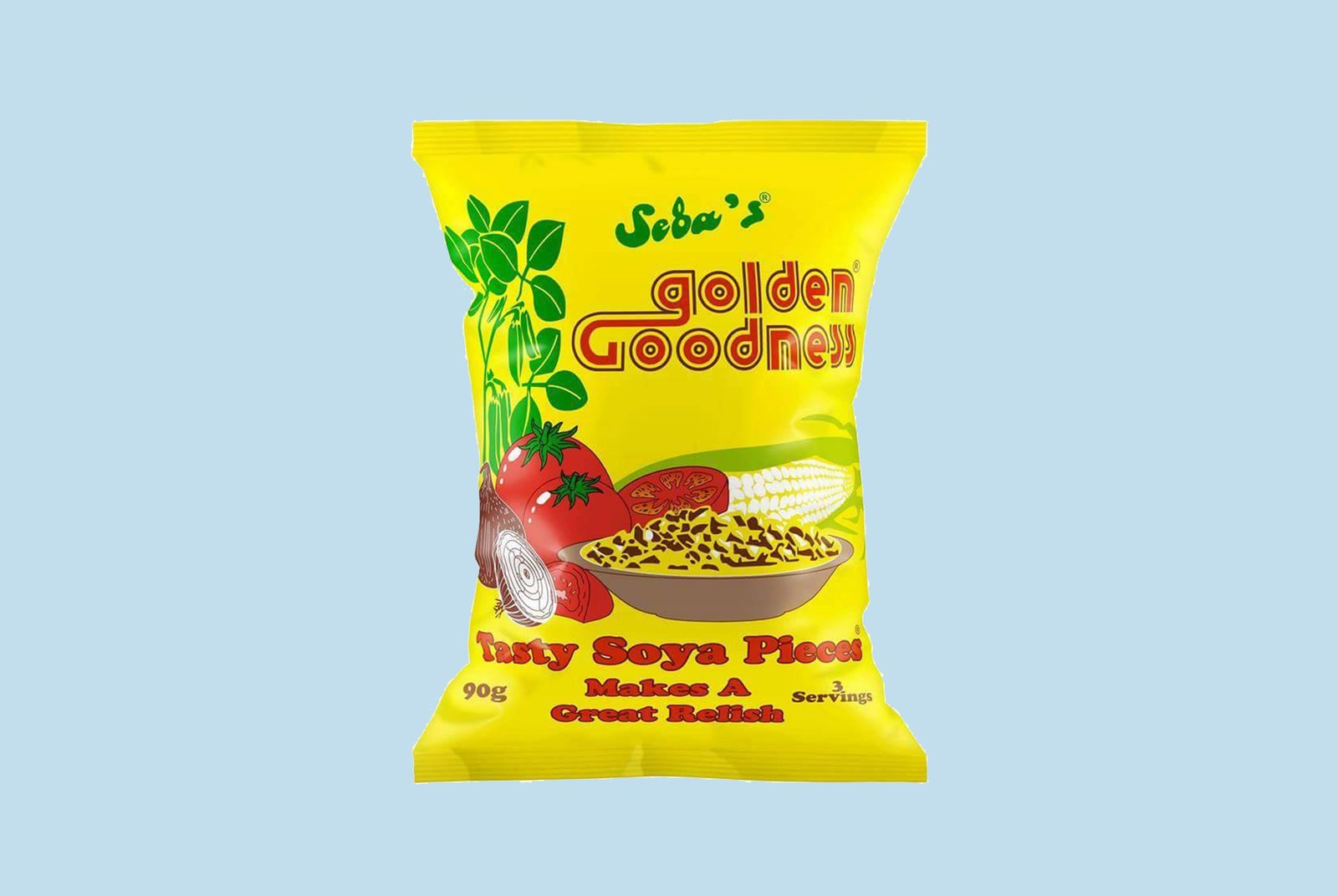 Seba's Golden Goodness 90g Soya Pieces