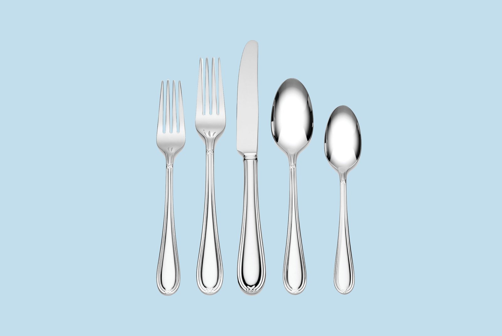 Silverware Set for 8, Stainless Steel Cutlery Set Flatware