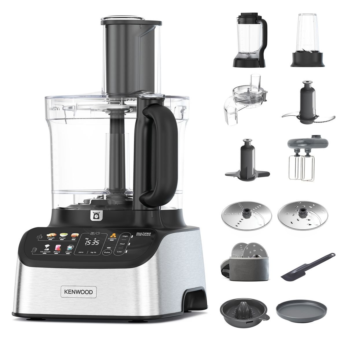 Kenwood - MultiPro One Touch Food Processor + Express Serve - FDM73.850SS