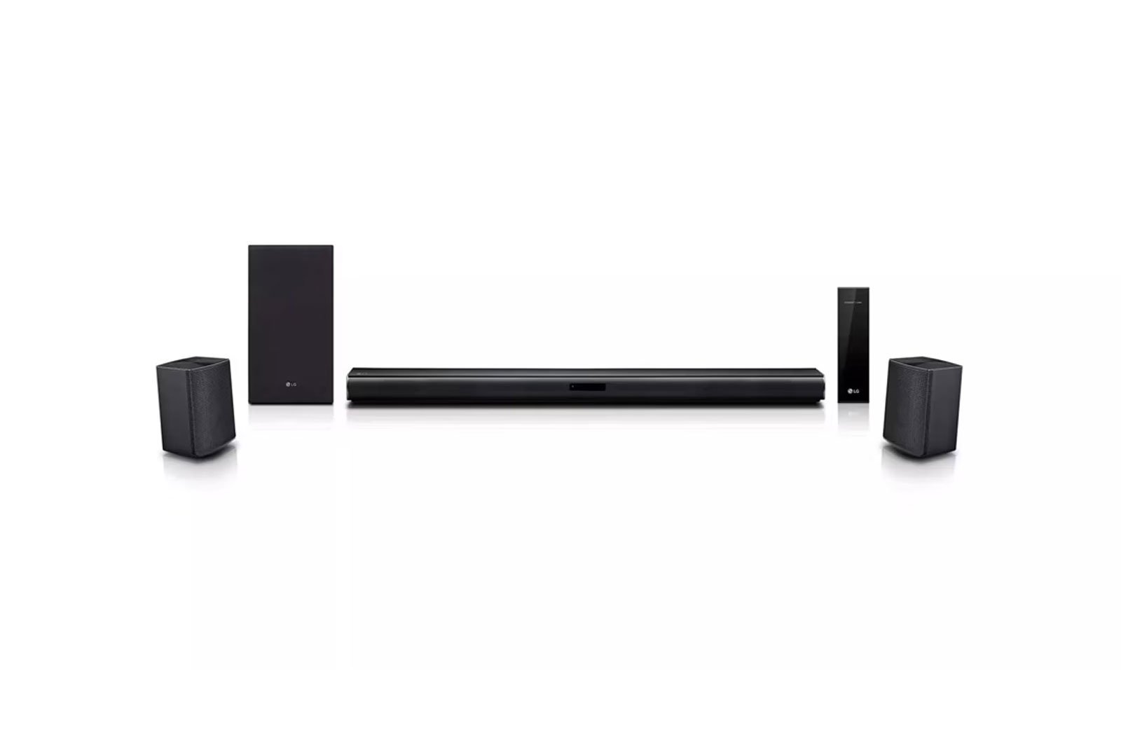 LG Sound Bar SNC4R, 4.1 Ch, 420W Soundbar with Wireless Subwoofer, Wireless Rear Speaker