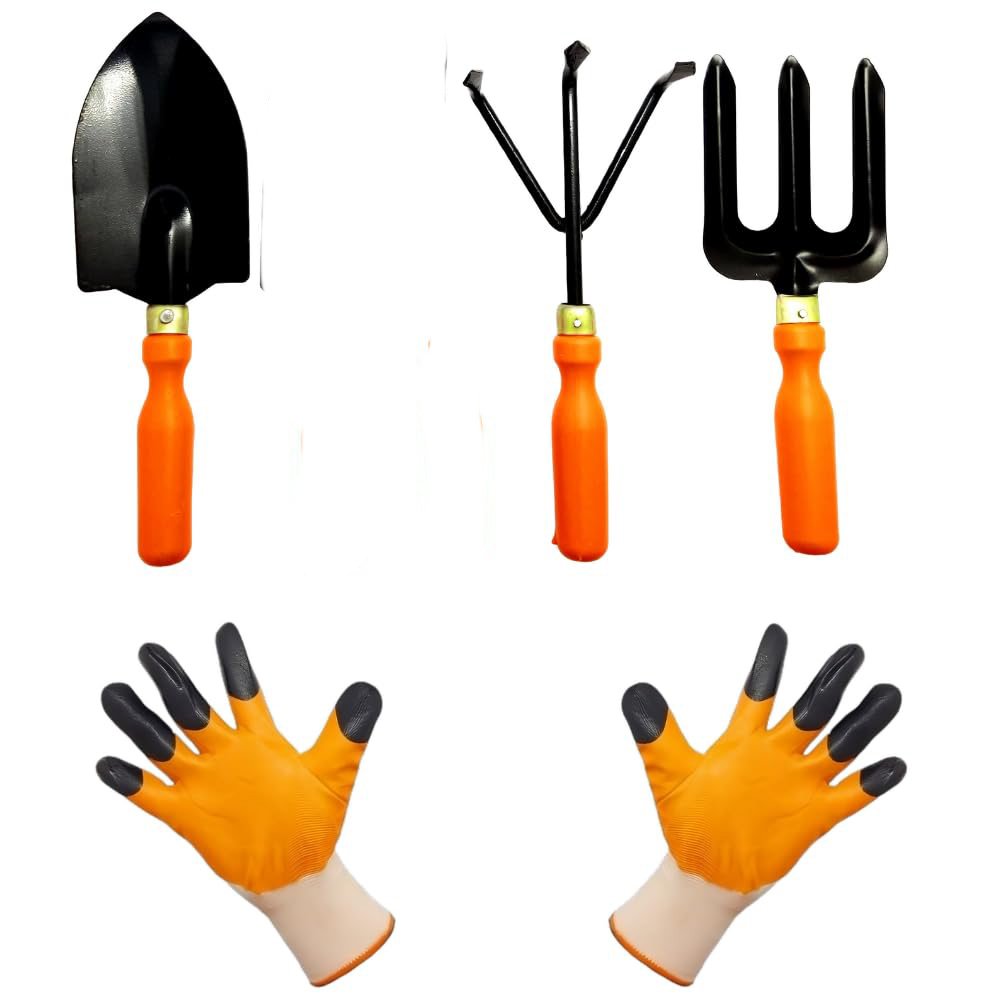 Epica Star Gardening/Agriculture Tools Set with Glove - 4 Pieces