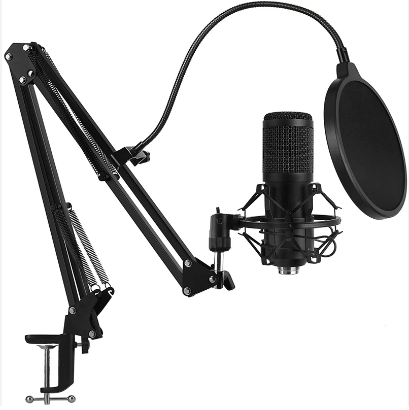 Studio Recording Condenser Microphone Kit for Studio Recordings & Podcasts (BM8W)