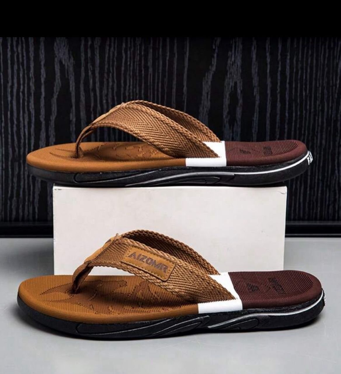 Slip-on men's sandals